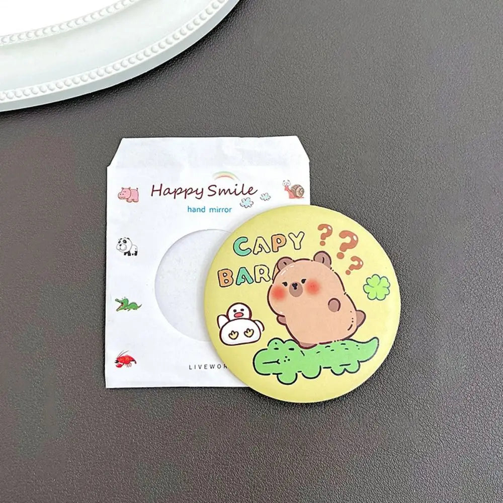 Cheese Biscuit Pocket Mirror – Adorable & Portable