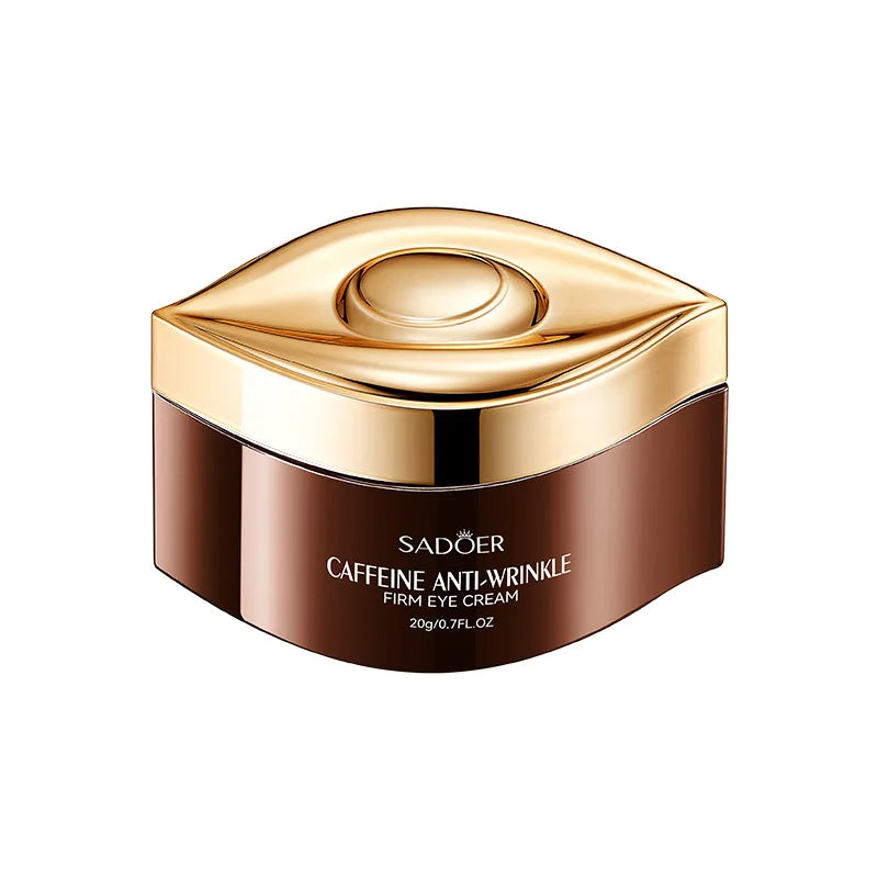 SADOER Caffeine Eye Cream for Dark Circles & Puffiness Removal, Firming & Moisturizing Eye Care