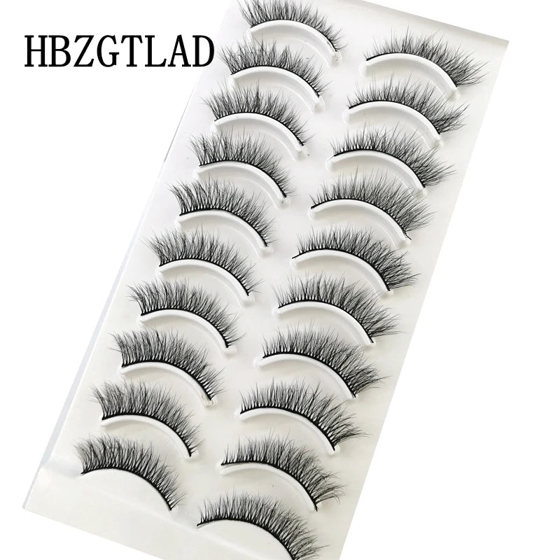 10 Pairs 3D Mink False Eyelashes