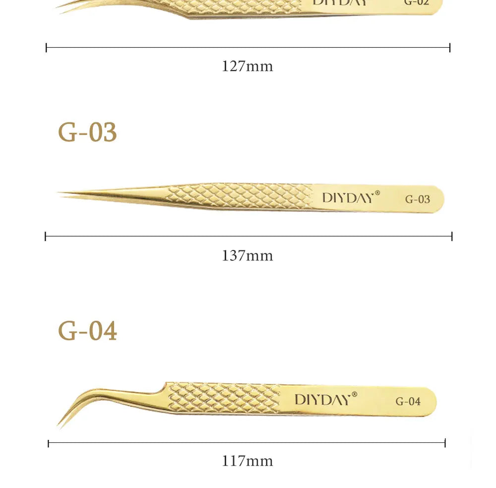 Anti-slip Eyelash Extension Tweezers