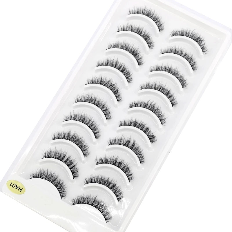 10 Pairs 3D Mink False Eyelashes