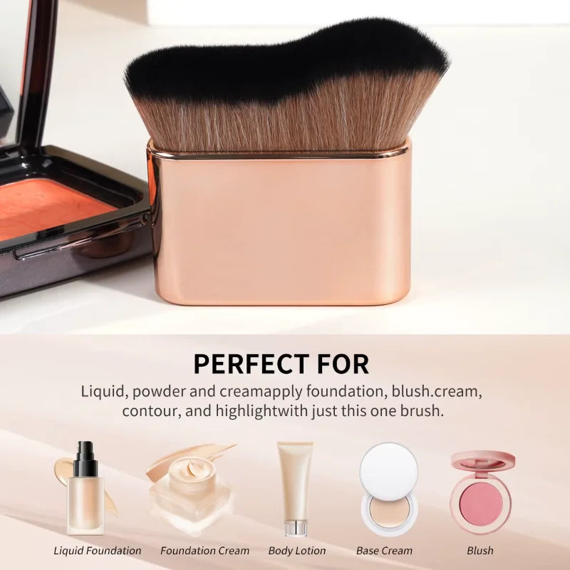 NEW 1PC Makeup Brush Siren Brushes for Body Foundation & Self-Tanning Mousse