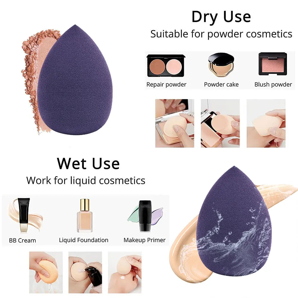 8pcs Makeup Sponge Blender Set