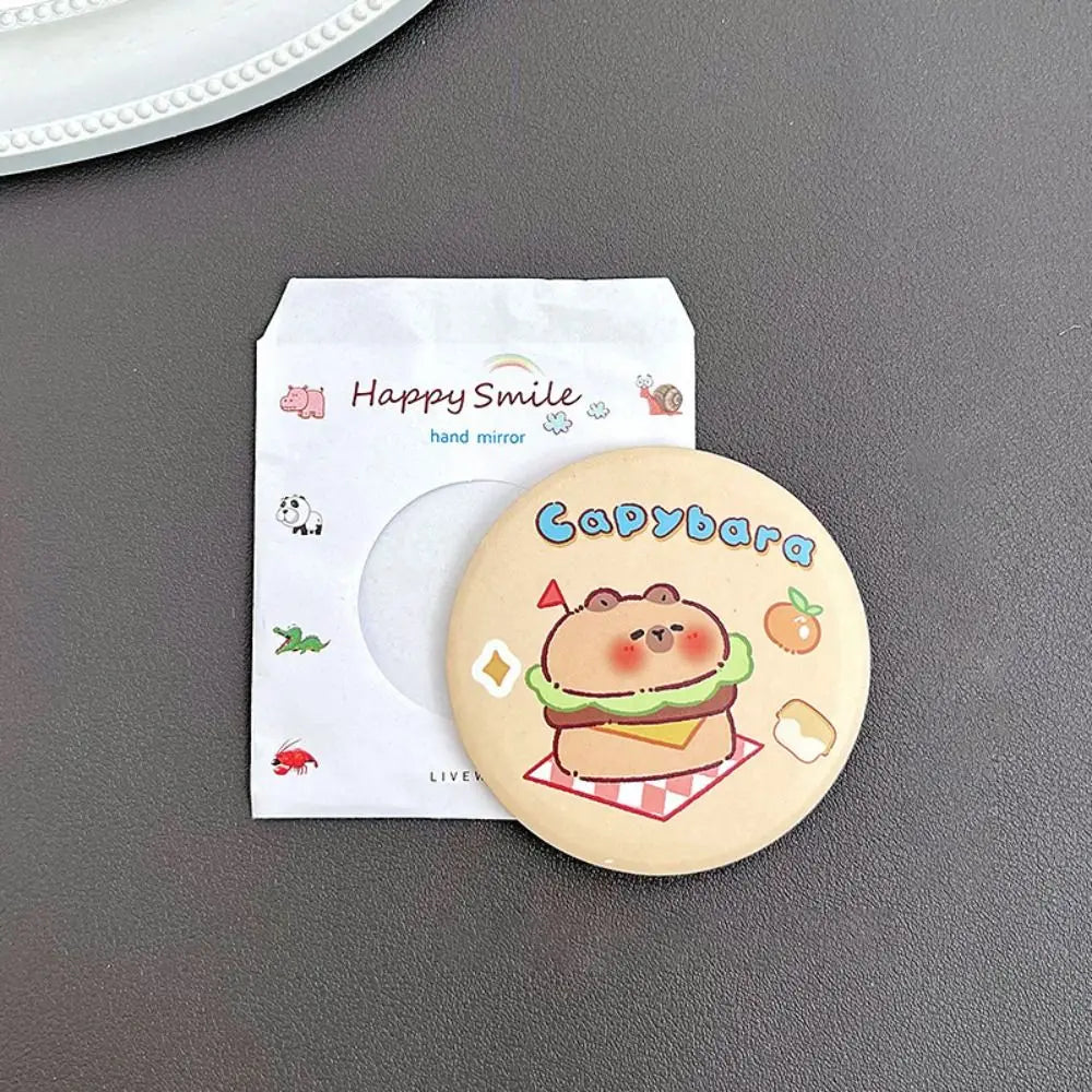 Cheese Biscuit Pocket Mirror – Adorable & Portable