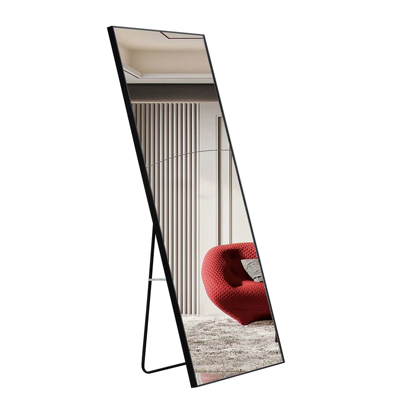 Solid Wood Frame Full-Length Mirror