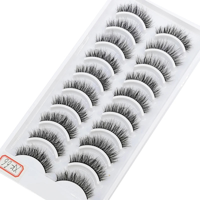 10 Pairs 3D Mink False Eyelashes