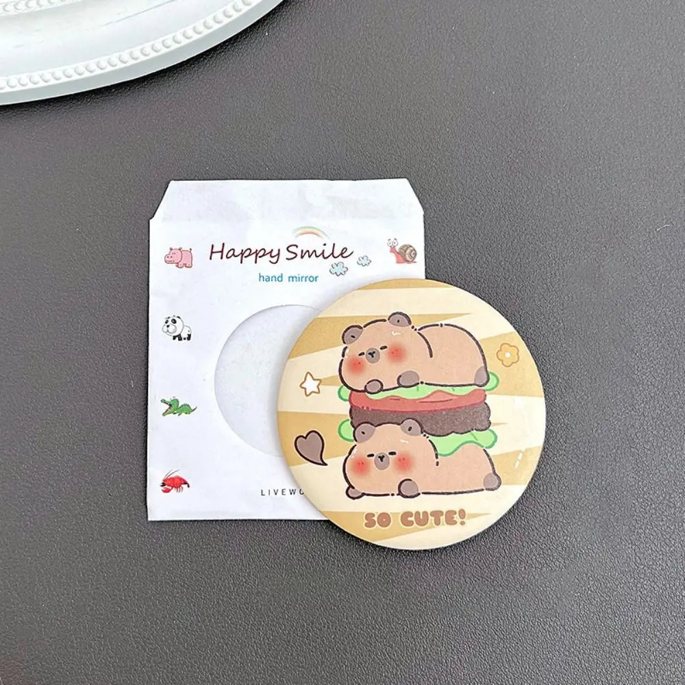 Cheese Biscuit Pocket Mirror – Adorable & Portable