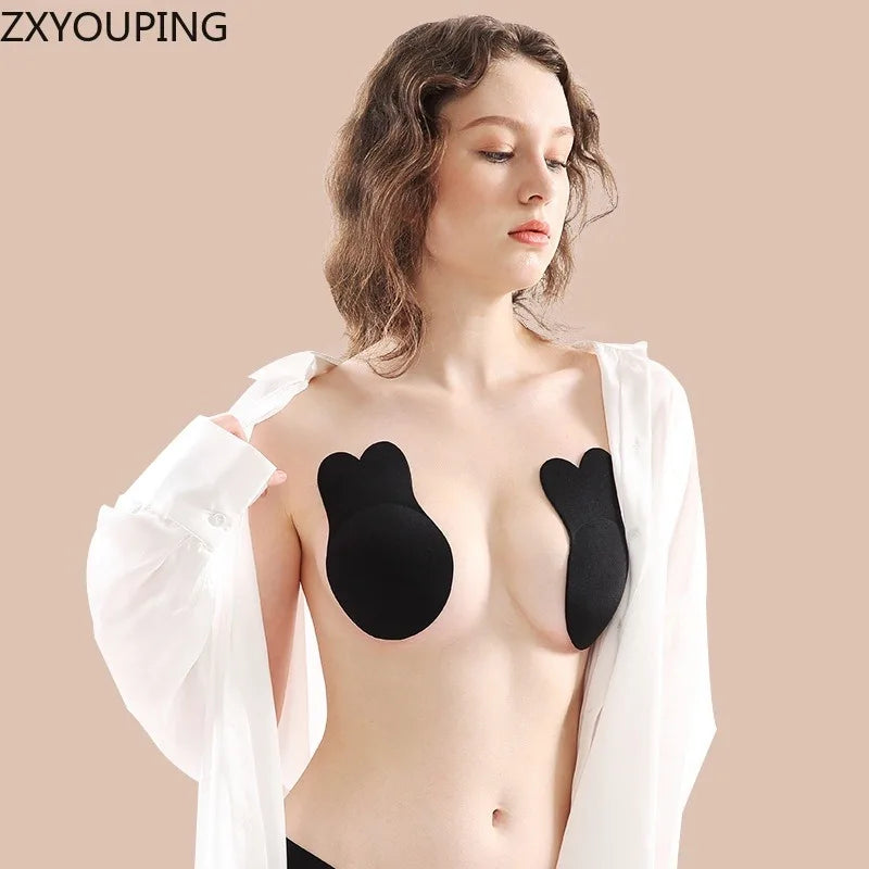 Rabbit Ear Breast Lift Bra – Thin, Breathable, Invisible Anti-Sagging Support