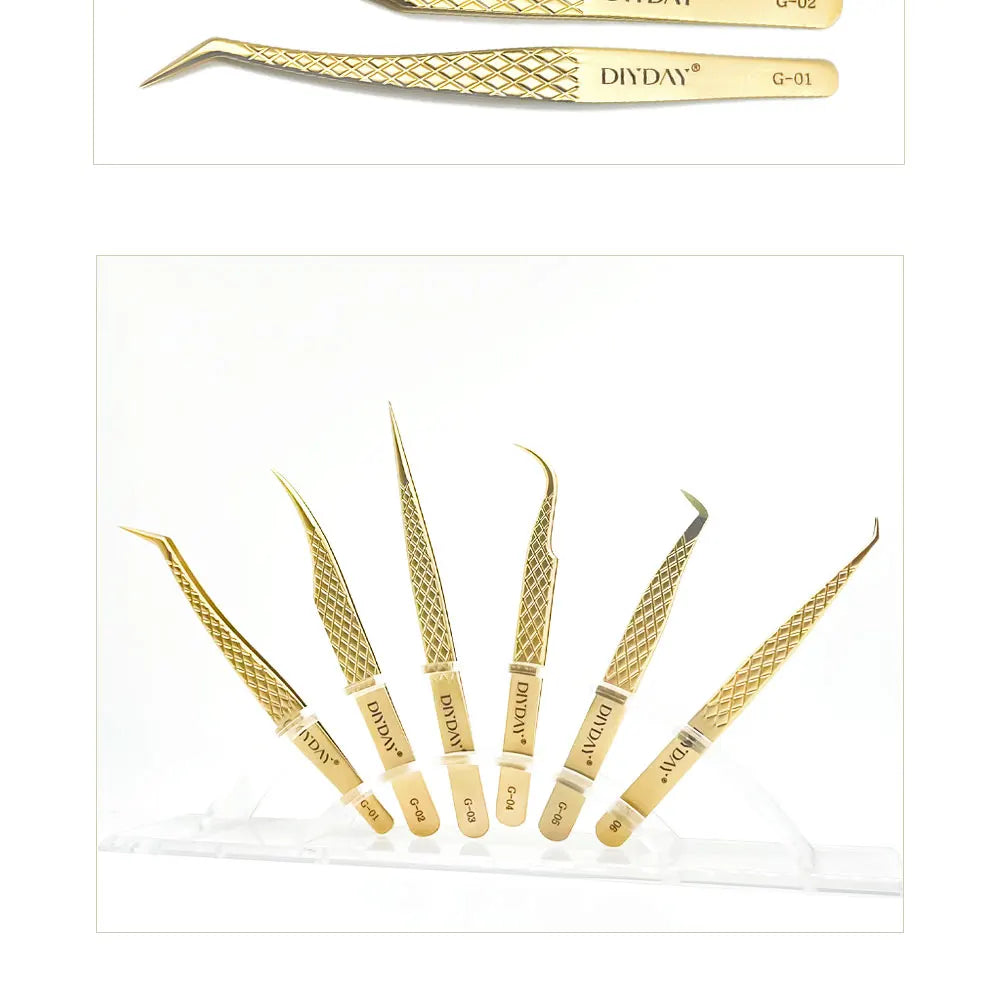 Anti-slip Eyelash Extension Tweezers