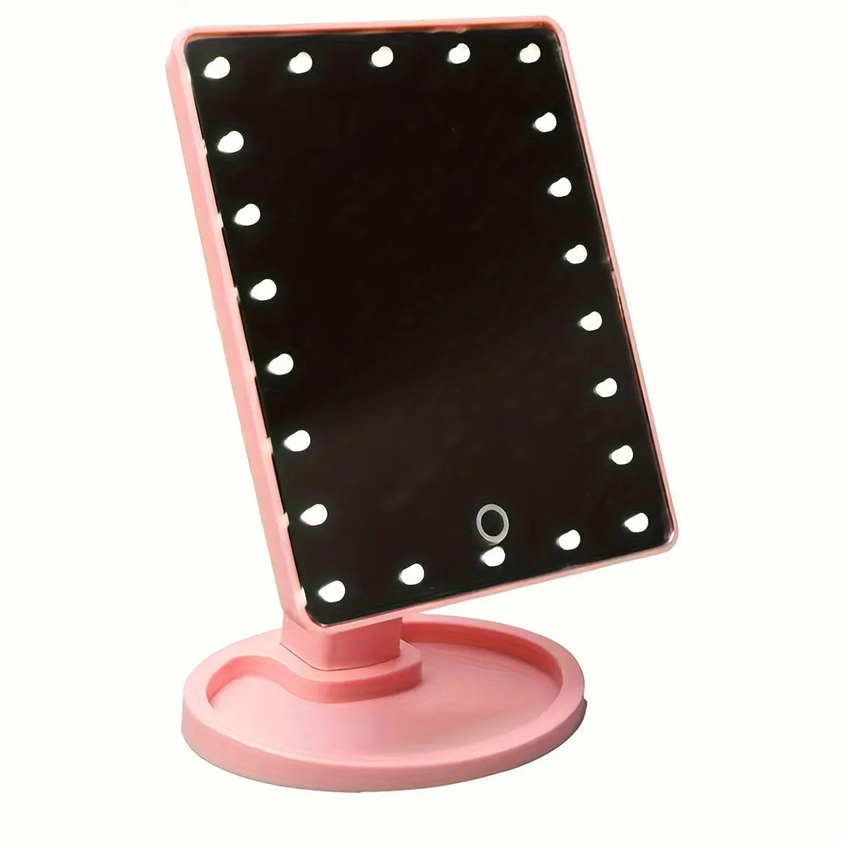 360° Rotating LED Makeup Mirror – Stylish & Functional!
