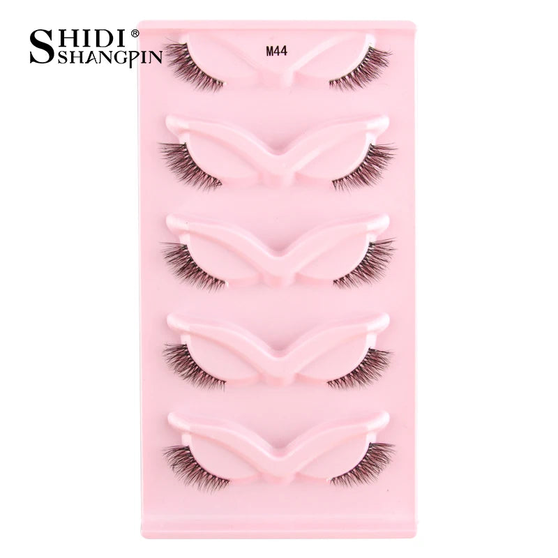 Half Eyelashes 3/5/10 Half Lashes Soft Natural Look Cat Eye Lashes Makeup Tool Extension Fluffy Faux Cils maquiagem Half Lashes