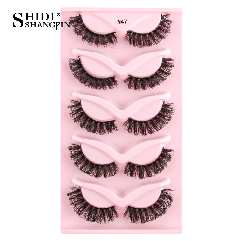 Half Eyelashes 3/5/10 Half Lashes Soft Natural Look Cat Eye Lashes Makeup Tool Extension Fluffy Faux Cils maquiagem Half Lashes