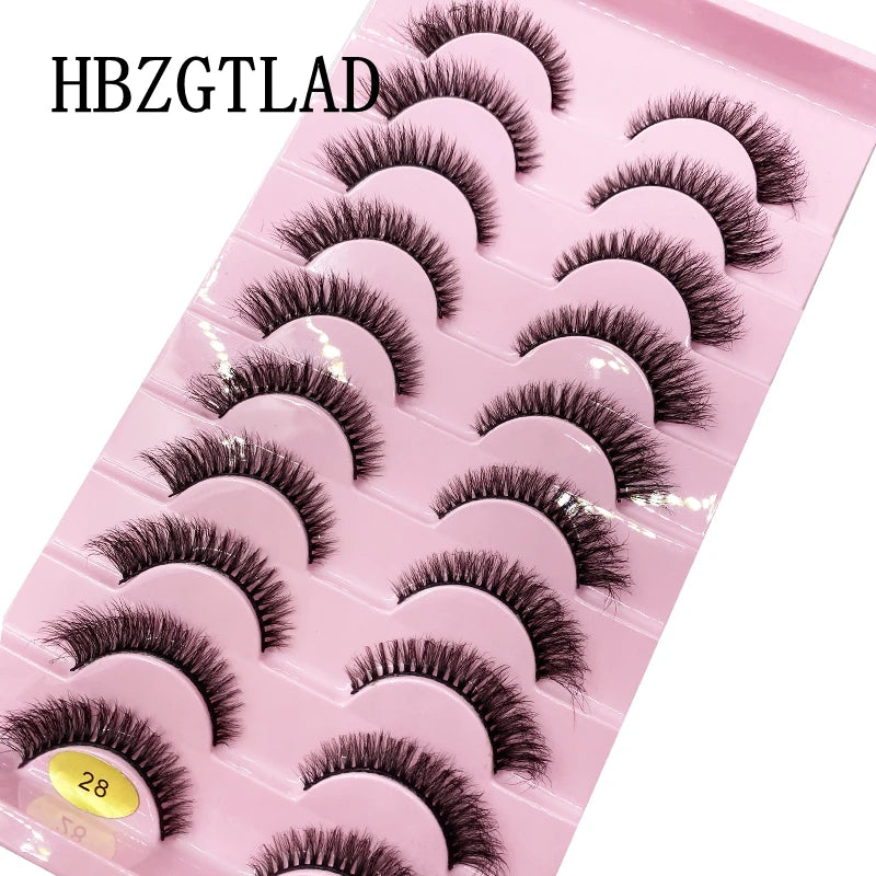 10 Pairs 3D Mink False Eyelashes