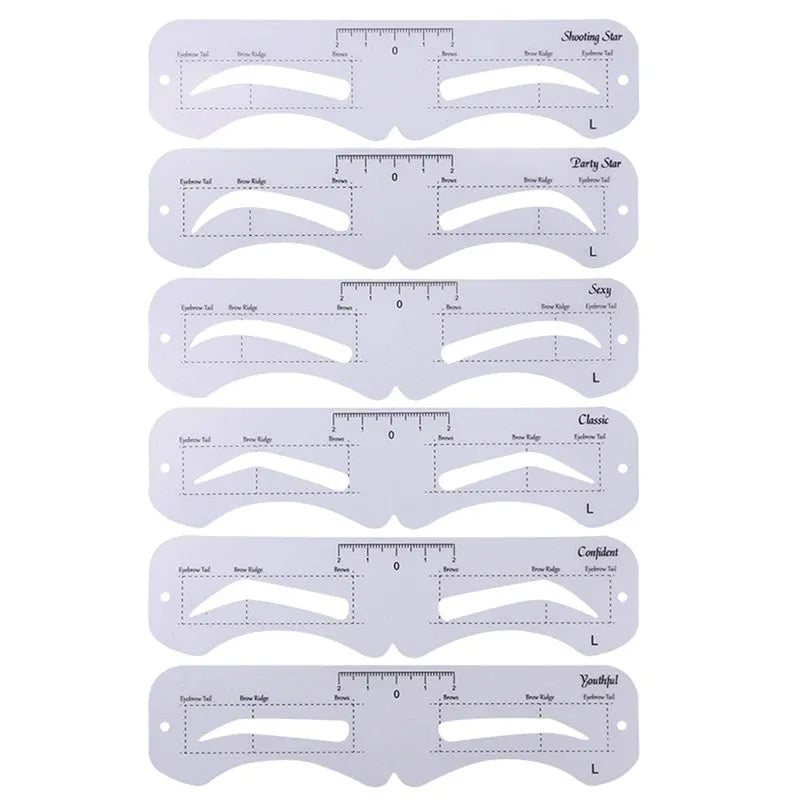 The New Fixed PVC Eyebrow Shaper Template