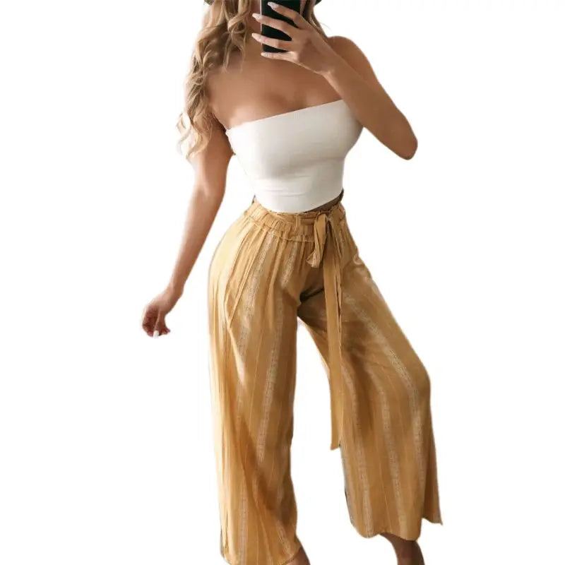 Women’s Sexy Strapless Off-Shoulder Crop Tube Topa