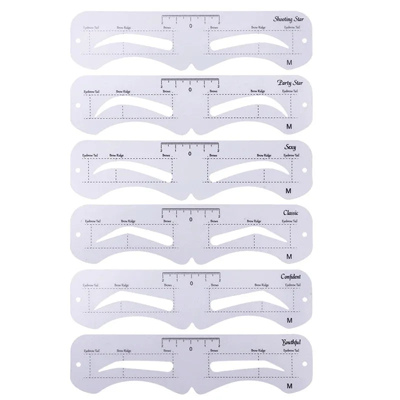 The New Fixed PVC Eyebrow Shaper Template