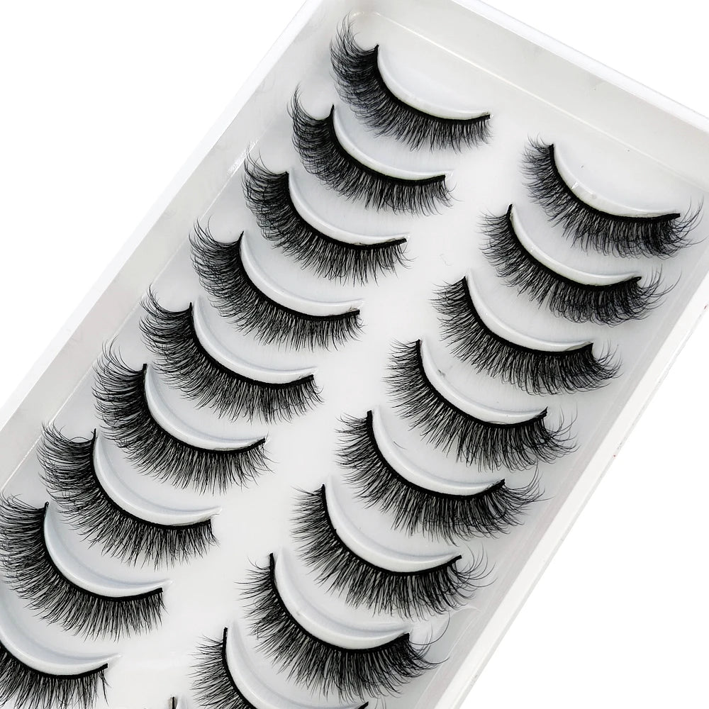 10 Pairs 3D Mink False Eyelashes