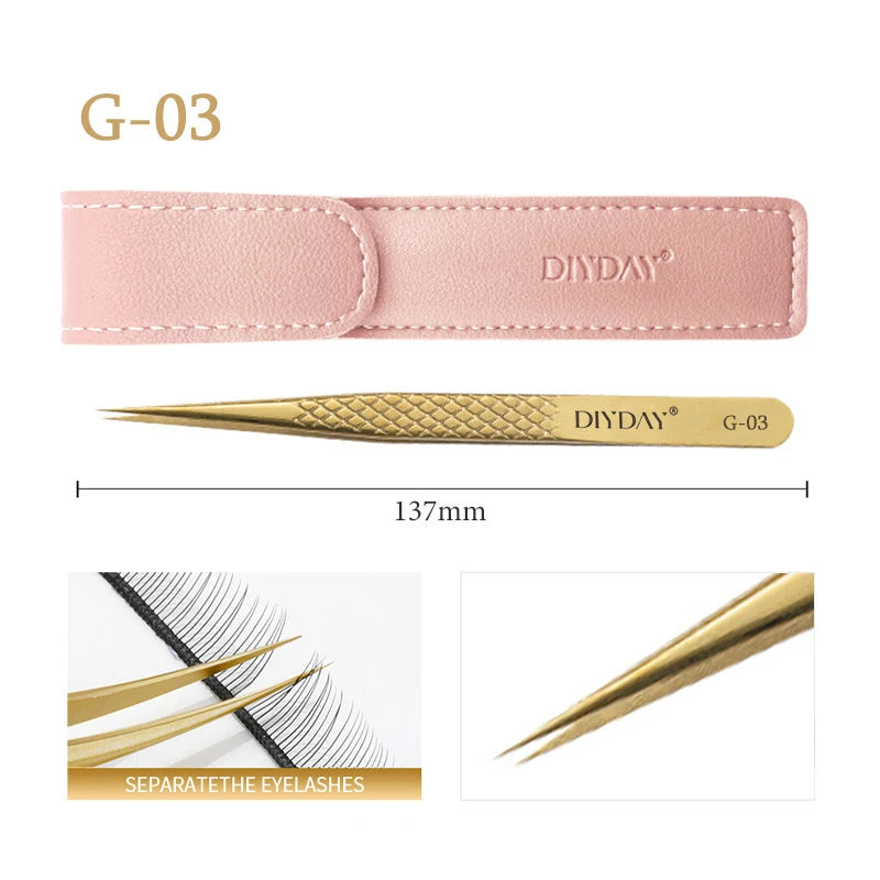 Anti-slip Eyelash Extension Tweezers