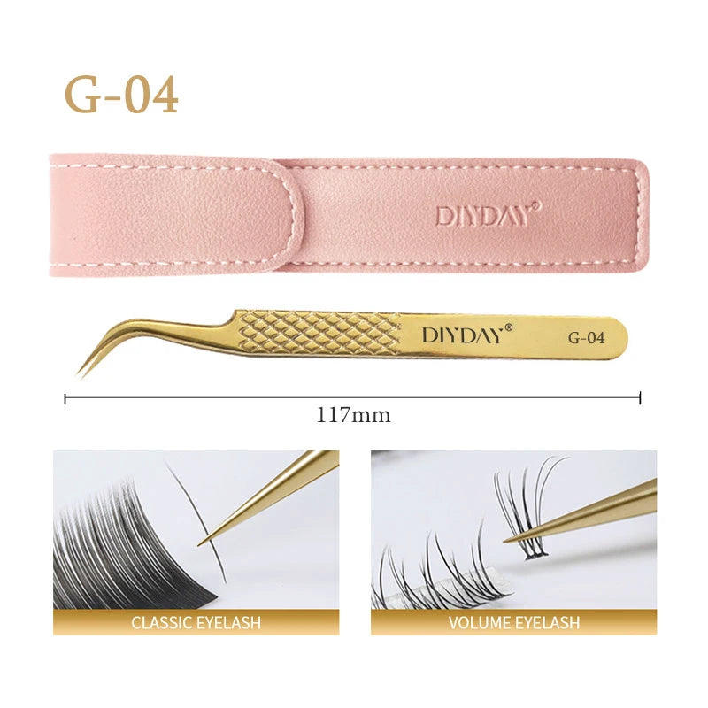 Anti-slip Eyelash Extension Tweezers