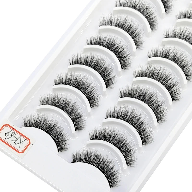 10 Pairs 3D Mink False Eyelashes