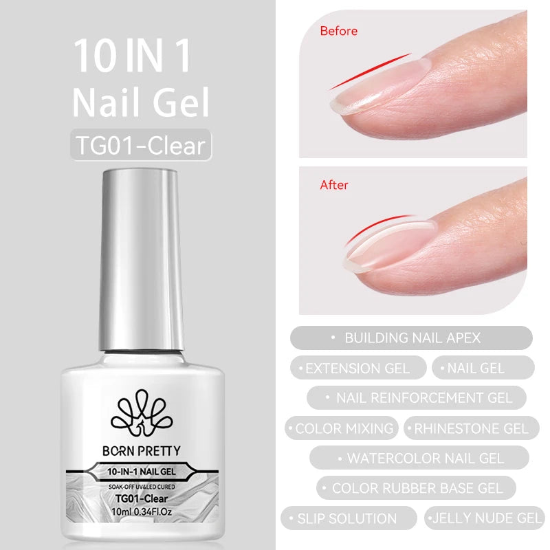 BORN PRETTY Super Top Coat and Base Gel Nail Polish