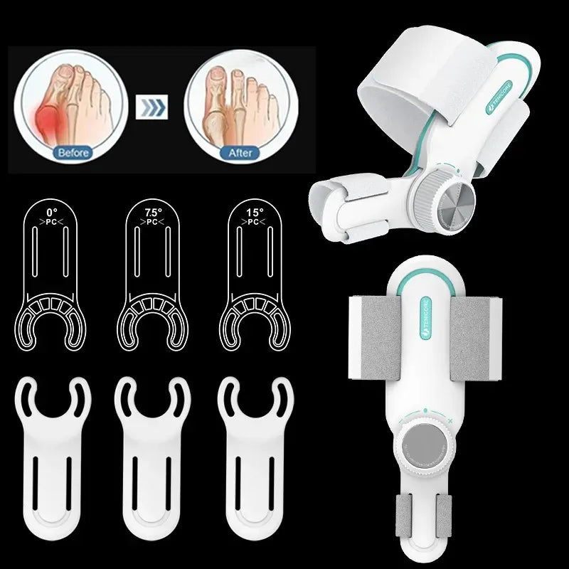 Foot Care Bunion Corrector - Orthopedic Bunion Splint for Hallux Valgus with Three-Angle Fixation Correction Straightener