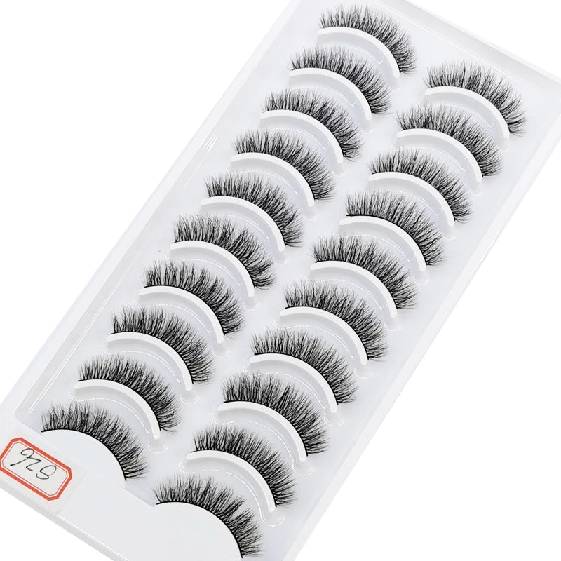 10 Pairs 3D Mink False Eyelashes