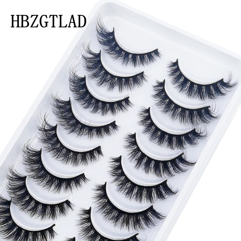 10 Pairs 3D Mink False Eyelashes