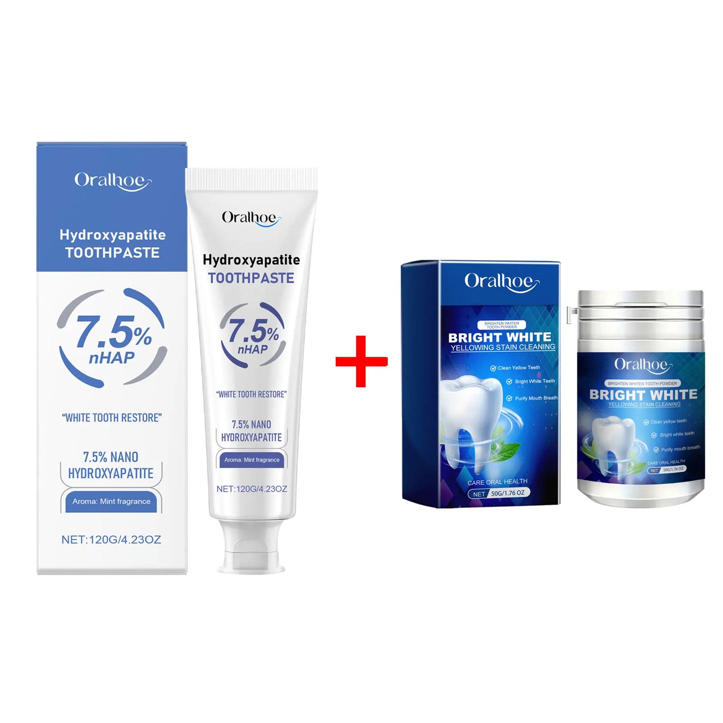 Hydroxyapatite Toothpaste & Tooth Powder