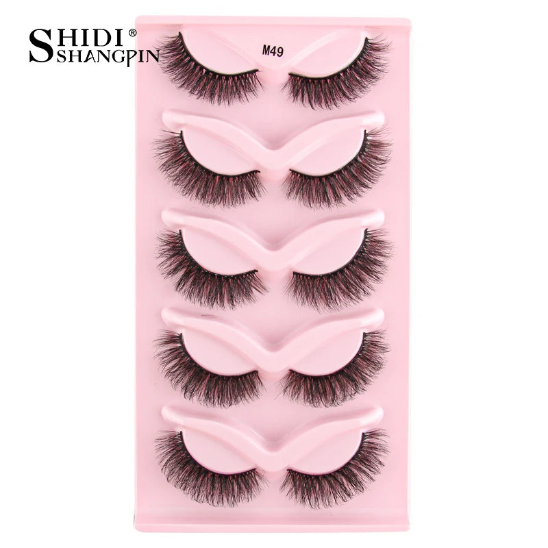 Half Eyelashes 3/5/10 Half Lashes Soft Natural Look Cat Eye Lashes Makeup Tool Extension Fluffy Faux Cils maquiagem Half Lashes