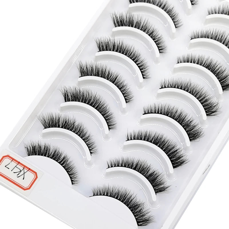 10 Pairs 3D Mink False Eyelashes