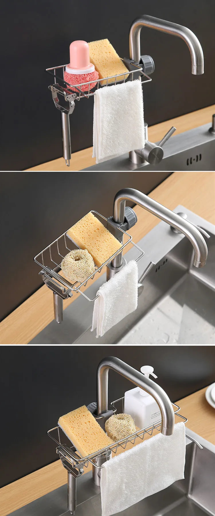 Stainless Steel Sink Drain Rack