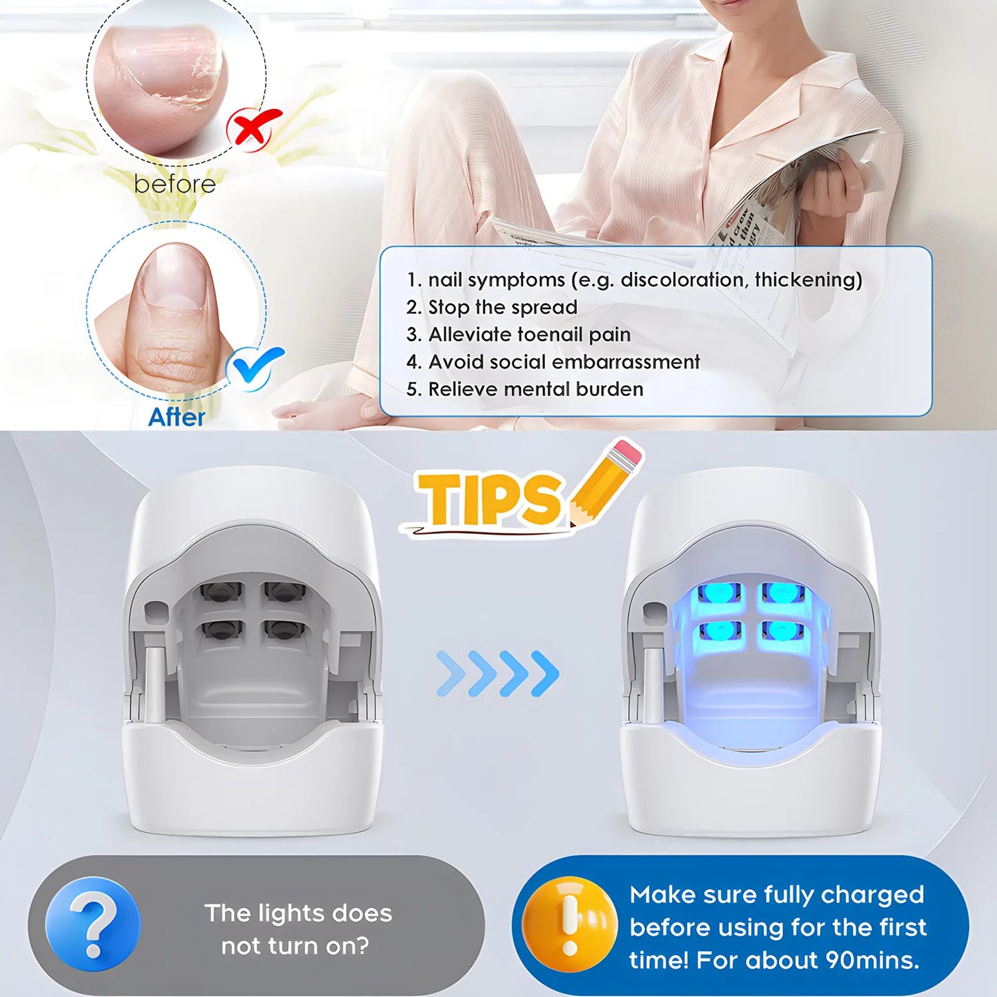 Nail Fungus Treatment Tool