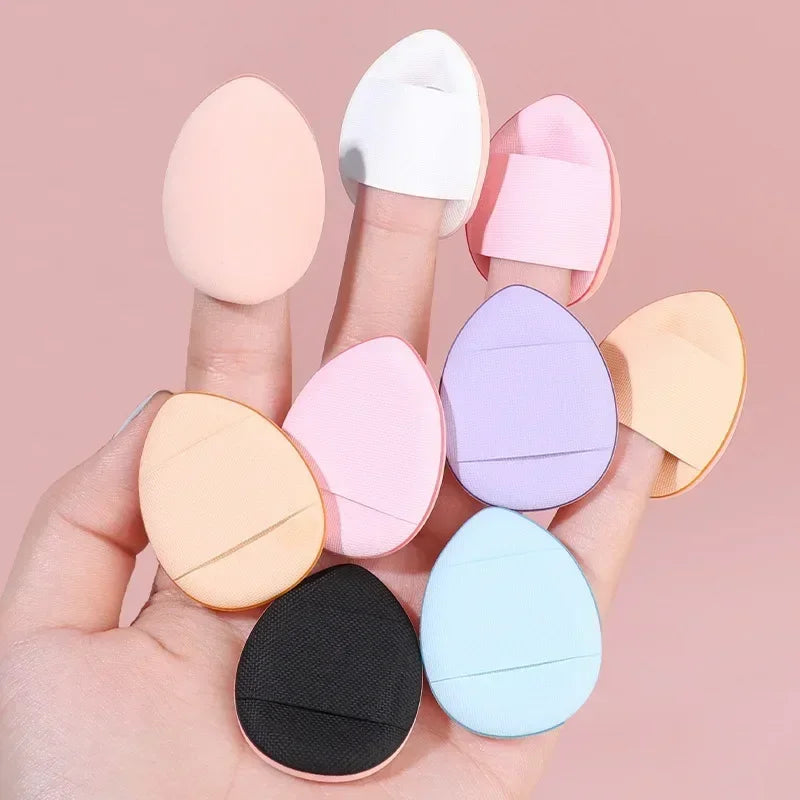 10Pcs Mini Finger Puff Foundation Applicators