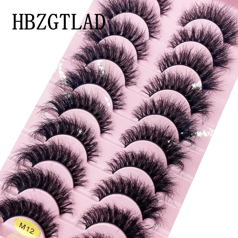 10 Pairs 3D Mink False Eyelashes