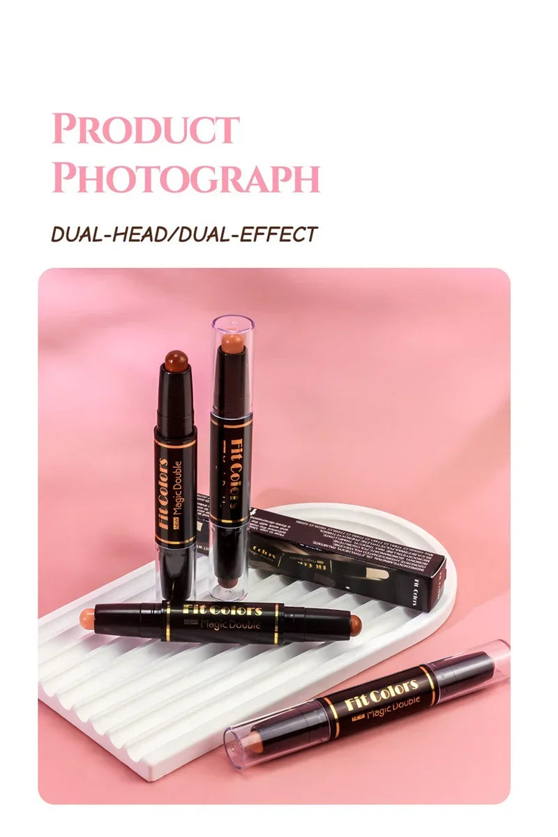 Double-ended Dual-purpose High-light & Contour Stick