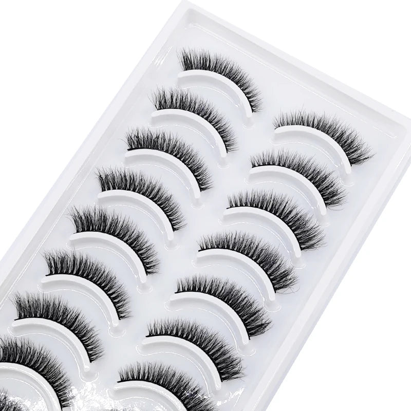 10 Pairs 3D Mink False Eyelashes