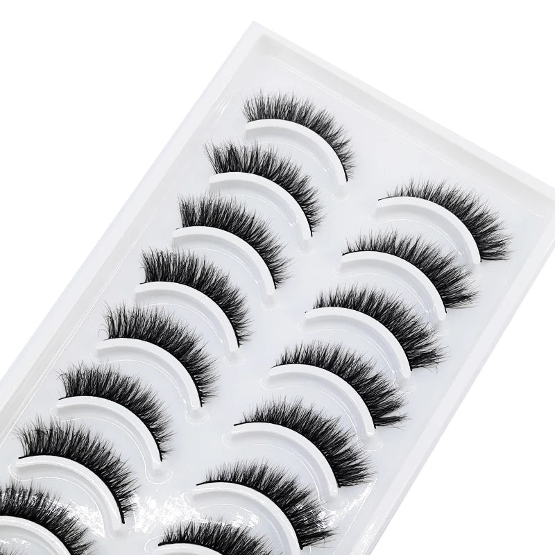 10 Pairs 3D Mink False Eyelashes