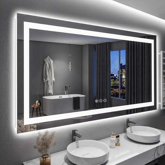 60" x 36" LED Bathroom Mirror