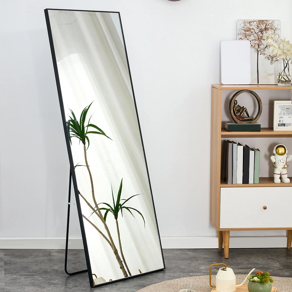 Solid Wood Frame Full-Length Mirror