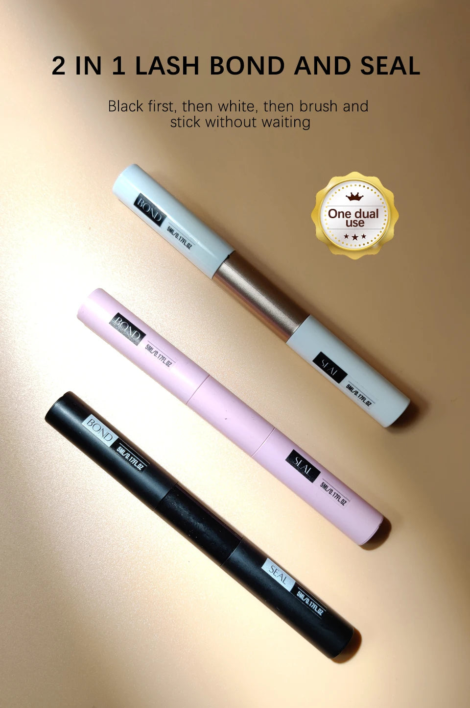 Bond and Seal Lash Glue & Remover + Tweezer Kit