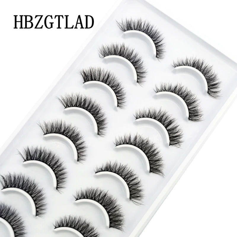 10 Pairs 3D Mink False Eyelashes