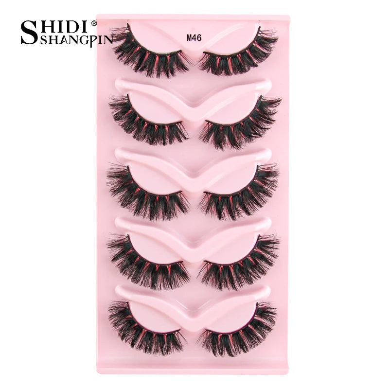 Half Eyelashes 3/5/10 Half Lashes Soft Natural Look Cat Eye Lashes Makeup Tool Extension Fluffy Faux Cils maquiagem Half Lashes