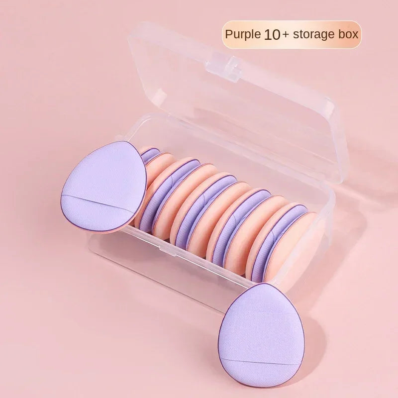 10Pcs Mini Finger Puff Foundation Applicators