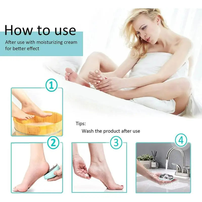 Portable Hands and Feet Callus Remover Sanding Stone