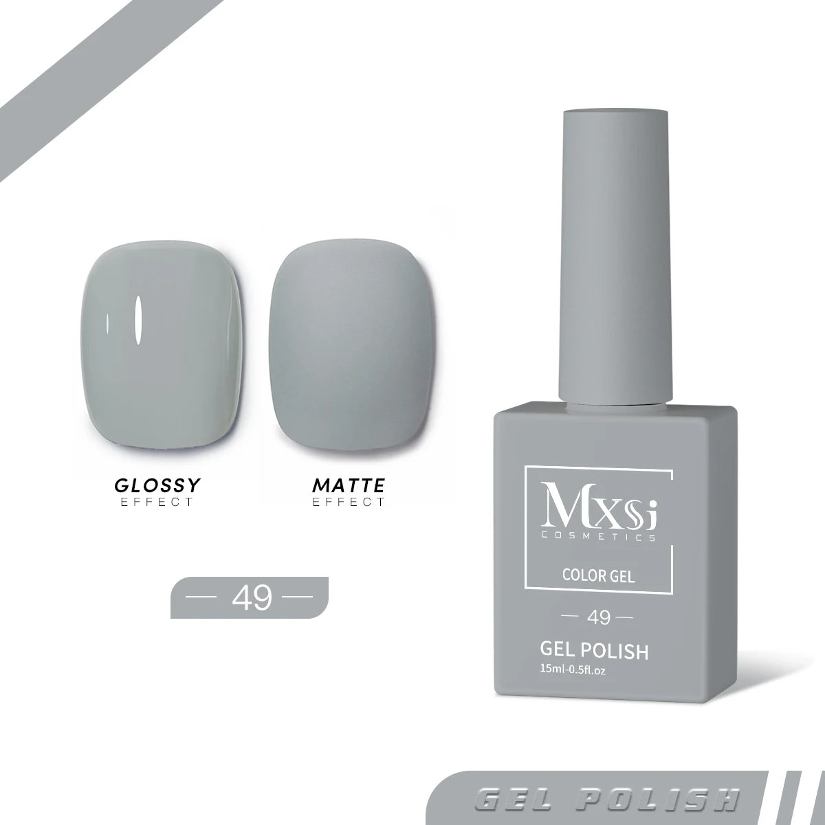 Mxsi 15ml Neon Gel Nail Polish Set - Brown, Blue, Red, Green, Nude, UV Varnish