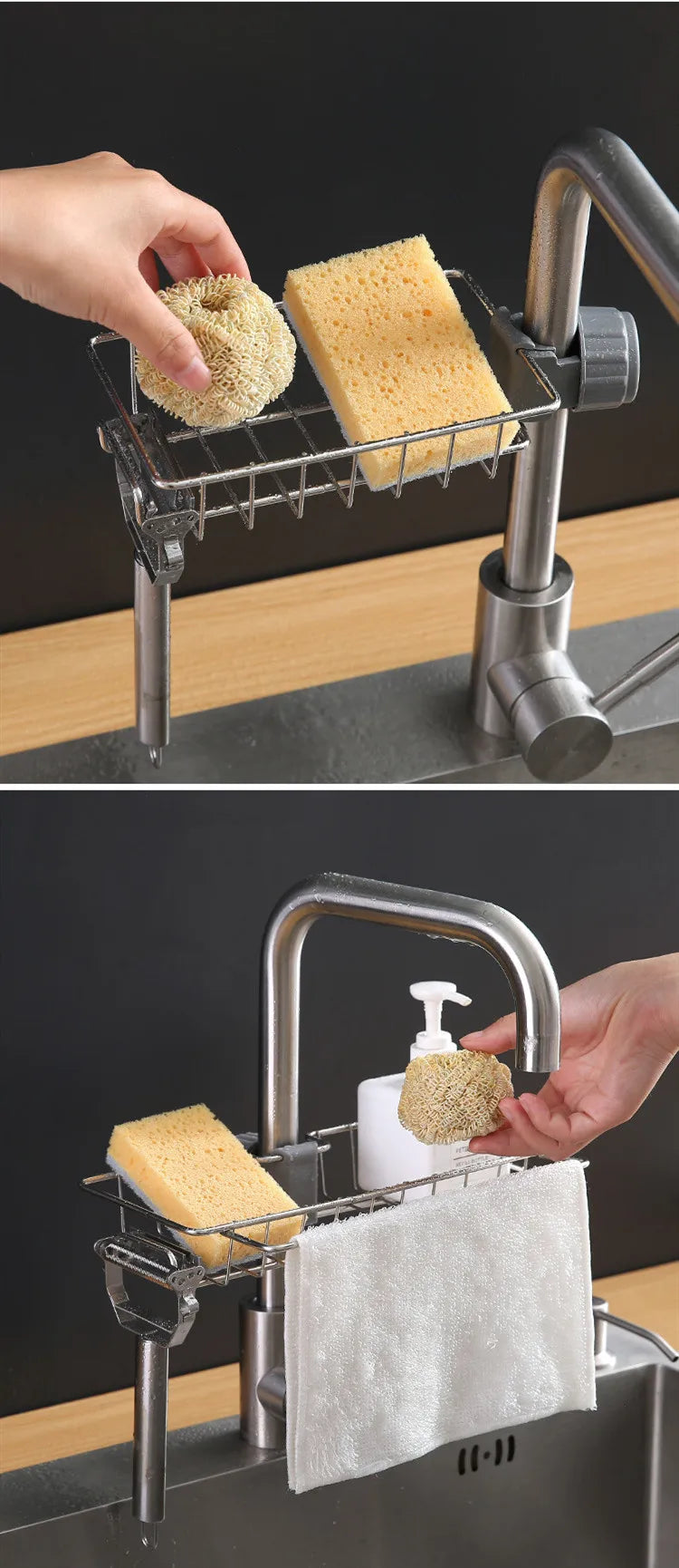 Stainless Steel Sink Drain Rack