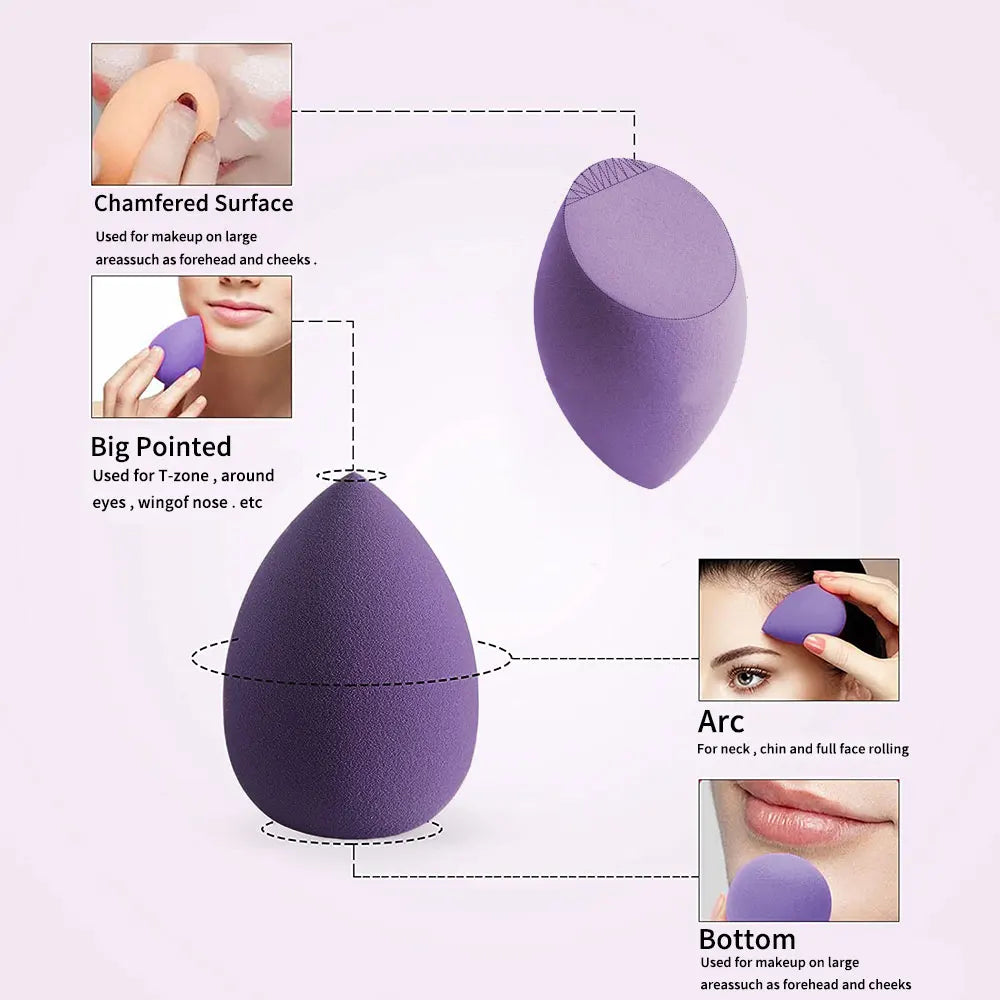 8pcs Makeup Sponge Blender Set