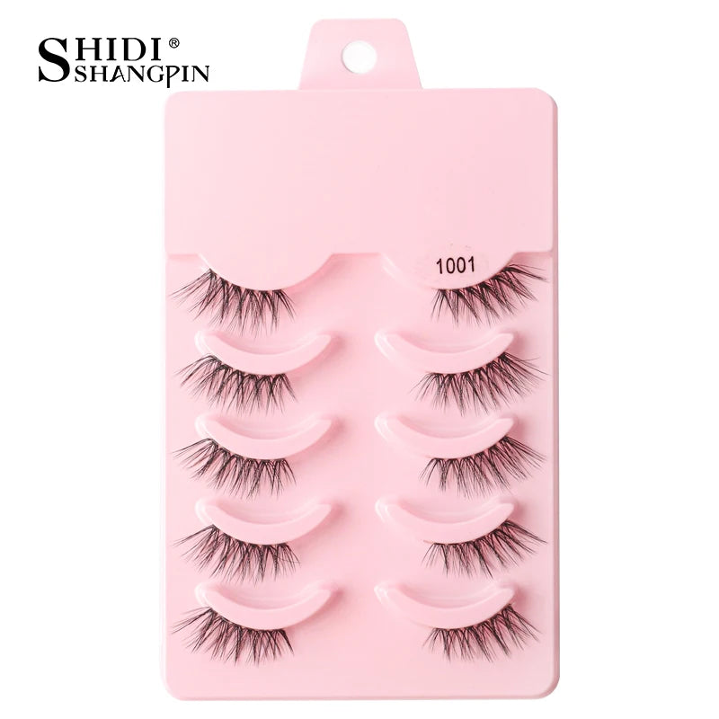 Half Eyelashes 3/5/10 Half Lashes Soft Natural Look Cat Eye Lashes Makeup Tool Extension Fluffy Faux Cils maquiagem Half Lashes