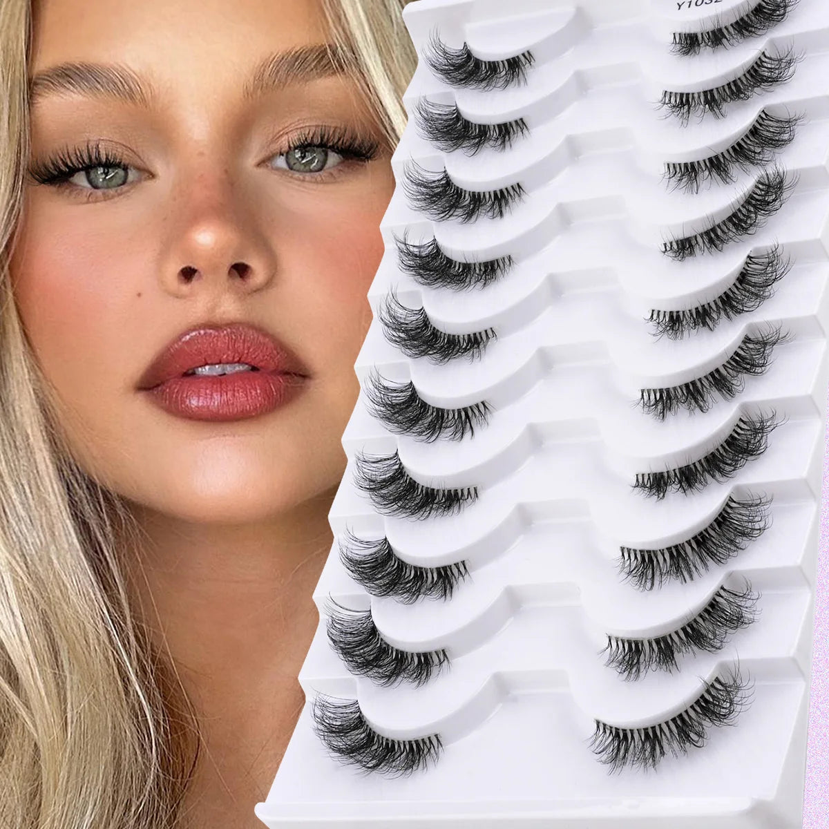 Half Eyelashes 3/5/10 Half Lashes Soft Natural Look Cat Eye Lashes Makeup Tool Extension Fluffy Faux Cils maquiagem Half Lashes